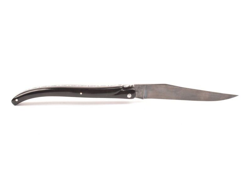 Laguiole en Aubrac 14cm buffel - carbonstaal - plein manche