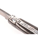 Laguiole en Aubrac 14cm buffel - carbonstaal - plein manche