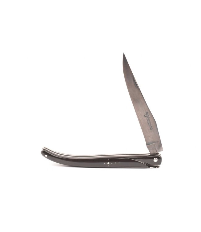 Laguiole en Aubrac 14cm buffel - carbonstaal - plein manche