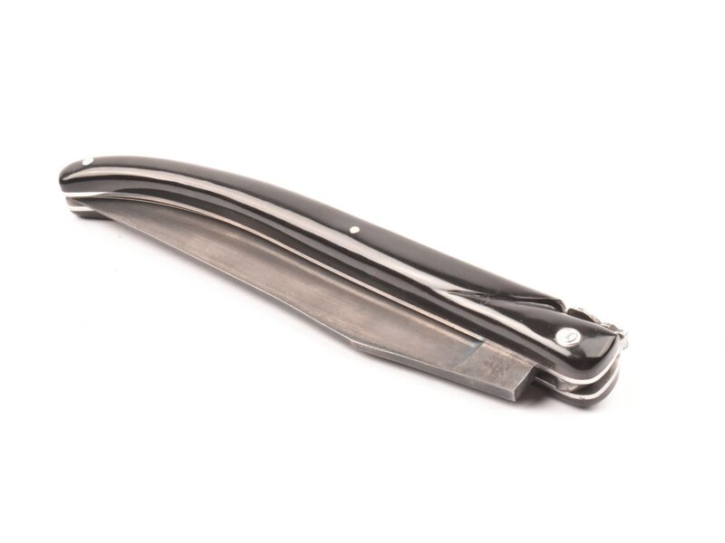 Laguiole en Aubrac 14cm buffel - carbonstaal - plein manche
