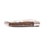 Laguiole en Aubrac 12cm ebben macassar - platines guillochées - mat