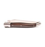 Laguiole en Aubrac 12cm ebben macassar - platines guillochées - mat