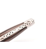 Laguiole en Aubrac 12cm ebben macassar - platines guillochées - mat