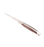 Laguiole en Aubrac 12cm ebben macassar - platines guillochées - mat