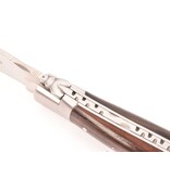 Laguiole en Aubrac 12cm ebben macassar - platines guillochées - mat