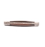 Laguiole en Aubrac 12cm ebben macassar - platines guillochées - mat