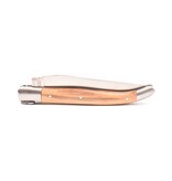 Laguiole en Aubrac 12cm ebben royal - platines guillochées - mat