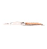 Laguiole en Aubrac 12cm ebben royal - platines guillochées - mat