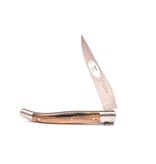 Laguiole en Aubrac 12cm ebben royal - platines guillochées - mat