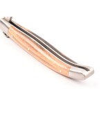 Laguiole en Aubrac 12cm ebben royal - platines guillochées - mat