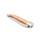 Laguiole en Aubrac 12cm ebben royal - platines guillochées - mat