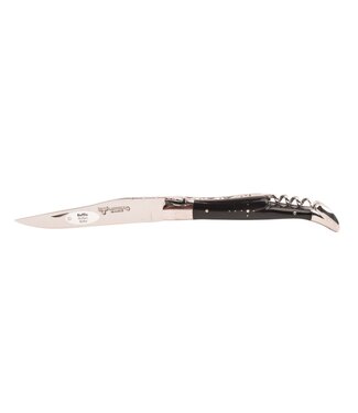 Laguiole en Aubrac 12cm buffelhoorn met kurkentrekker