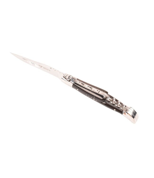 Laguiole en Aubrac 12cm buffelhoorn met kurkentrekker