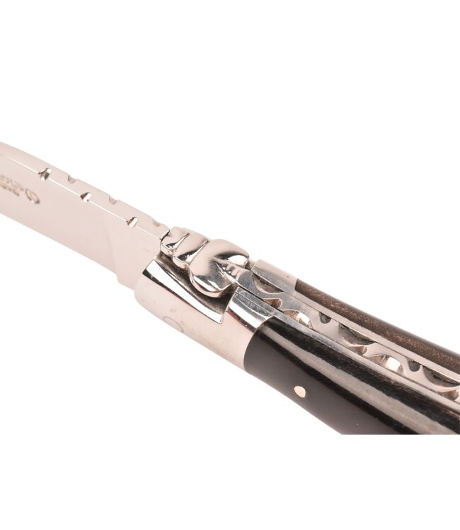 Laguiole en Aubrac 12cm buffelhoorn met kurkentrekker