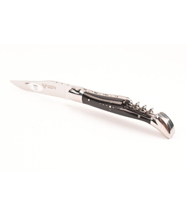 Laguiole en Aubrac 12cm buffelhoorn met kurkentrekker
