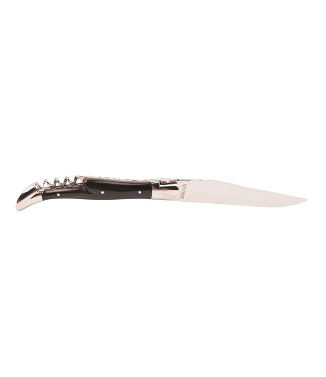 Laguiole en Aubrac 12cm buffelhoorn met kurkentrekker