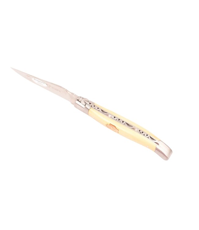 Laguiole en Aubrac 12cm buxus en olijfhout Antwerps handje - marqueterie - mat