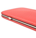 Dreiturm 7-delig nageletui met nageltang en 2 scharen - rood leder (hardcase)