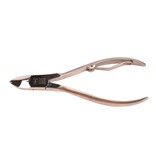 Dreiturm 7-delig nageletui met nageltang en 2 scharen - rood leder (hardcase)