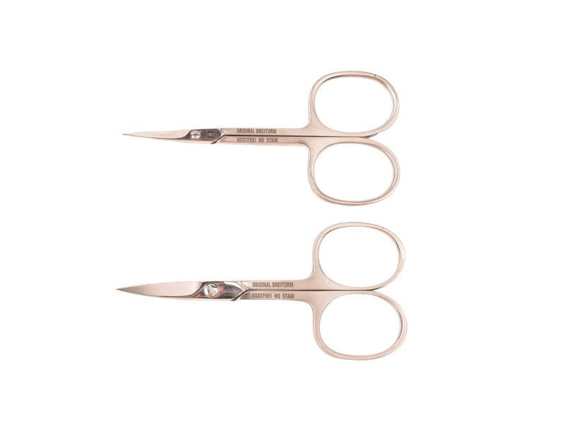 Dreiturm 7-delig nageletui met nageltang en 2 scharen - rood leder (hardcase)