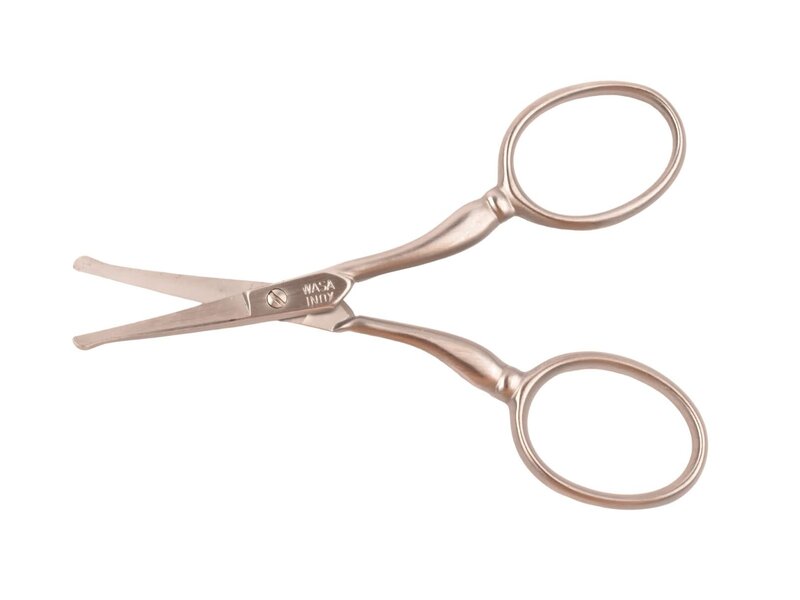 WASA neus- en oorhaar schaar - klein gebogen