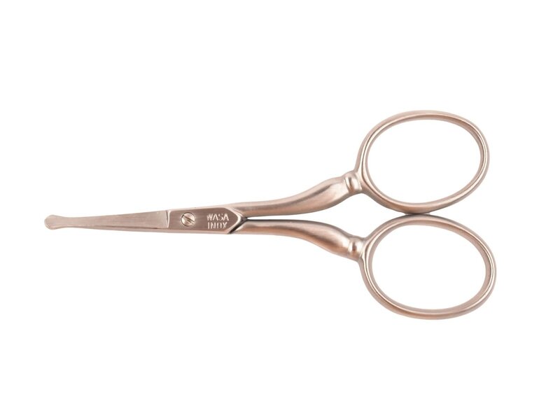 WASA neus- en oorhaar schaar - klein gebogen