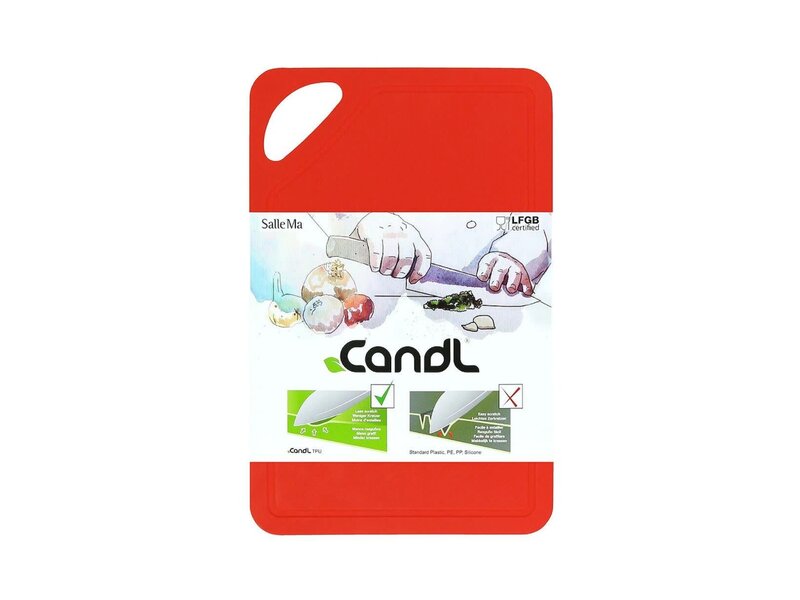 Candl snijmatje 26x17x0,2cm - rood