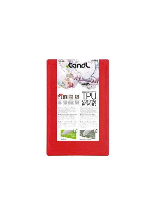 Candl snijmat  38x25x0,4cm - rood