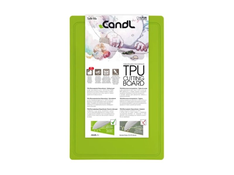 Candl snijmat 38x25x0,4cm - groen