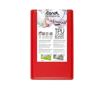 Candl Profi flexibele snijplank 53x32,50cm - rood
