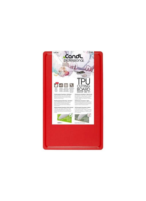 Candl Profi flexibele snijplank 53x32,50cm - rood