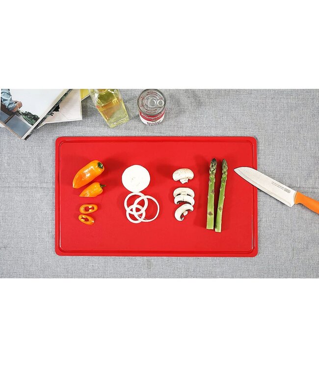 Candl Profi flexibele snijplank 53x32,50cm - rood