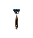 Muhle Vivo scheerset in harshoorn - zeepbakje - Gillette® Fusion5™ - kwast black fibre