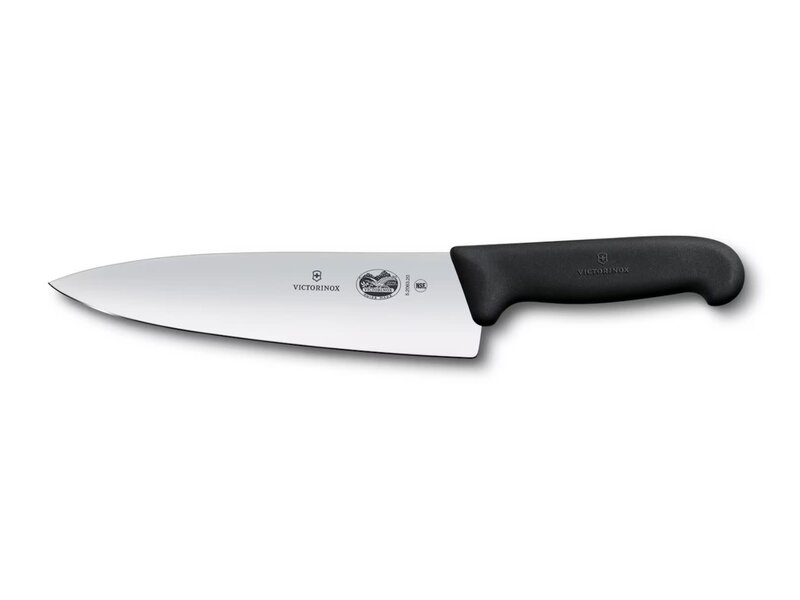 Victorinox koksmes breed 20cm zwart