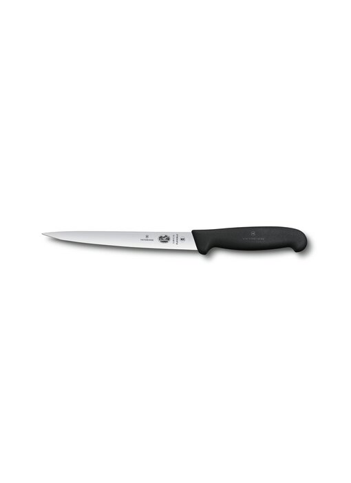 Victorinox visfileermes 18cm zwart