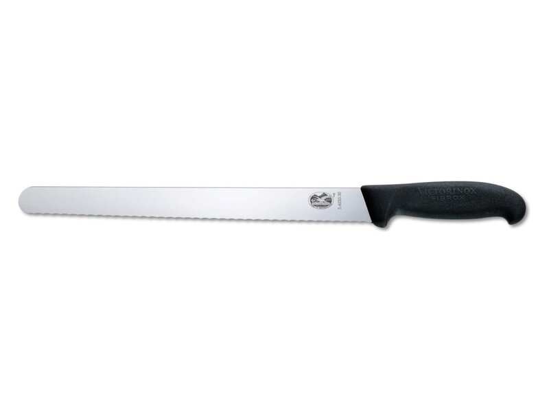 Victorinox ham/bakkersmes lang gekarteld 30cm