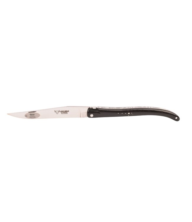 Laguiole en Aubrac 14cm ebbenhout - plein manche - glanzend