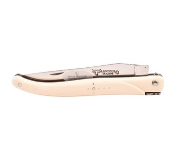 Laguiole en Aubrac 12cm wit mammoet ivoor - plein manche