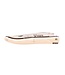 Laguiole en Aubrac 12cm mammoetivoor - plein manche - glanzend