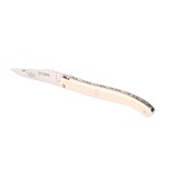 Laguiole en Aubrac 12cm wit mammoet ivoor - plein manche Laguiole en Aubrac 12cm wit mammoet ivoor - plein manche