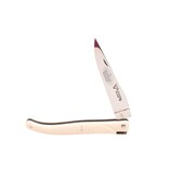 Laguiole en Aubrac 12cm wit mammoet ivoor - plein manche Laguiole en Aubrac 12cm wit mammoet ivoor - plein manche