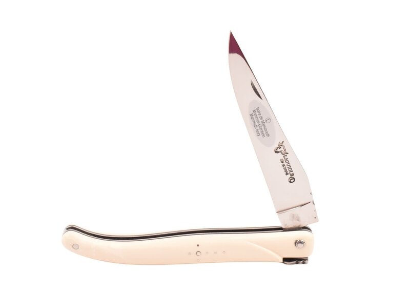 Laguiole en Aubrac 12cm wit mammoet ivoor - plein manche