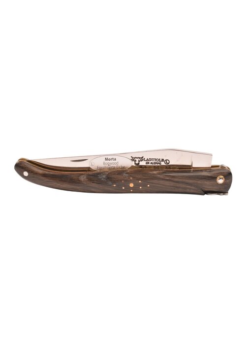 Laguiole en Aubrac 12cm morta - laiton - eclipse - plein manche