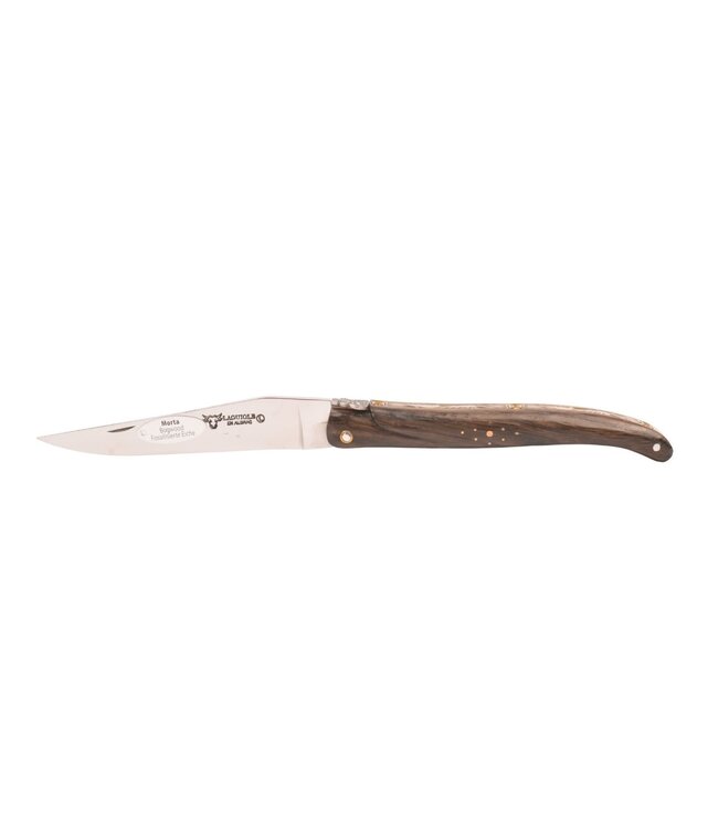 Laguiole en Aubrac 12cm morta - laiton - eclipse - plein manche