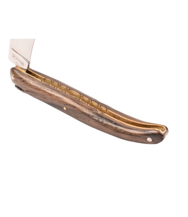 Laguiole en Aubrac 12cm morta - laiton - eclipse - plein manche