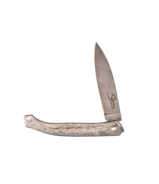 Saint Amans des Côts 12cm os teinté - damast carbone