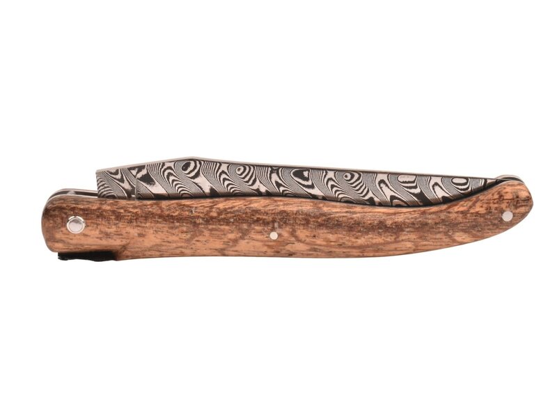 Laguiole en Aubrac Belle pièce 2025/2 - 12cm cainito - damast balbach - plein manche