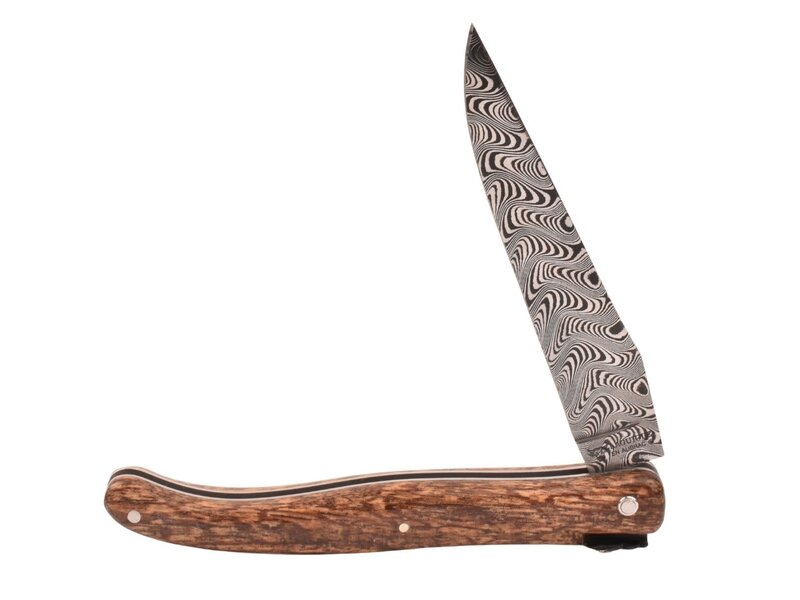 Laguiole en Aubrac Belle pièce 2025/2 - 12cm cainito - damast balbach - plein manche