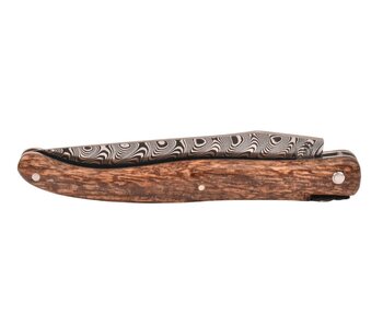 Laguiole en Aubrac Belle pièce 2025/2 - 12cm cainito - damast balbach - plein manche