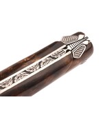 Laguiole en Aubrac Belle pièce 2025/4 - 12cm fourche de peuplier claire - plein manche